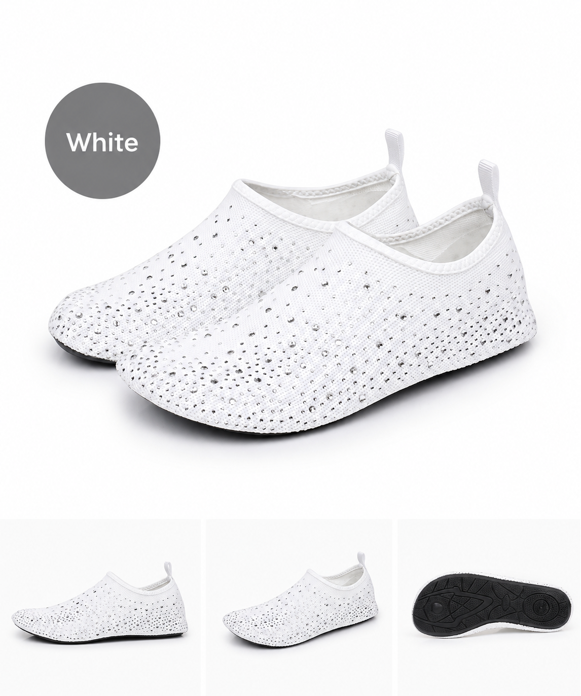 Women's Barefoot Shoes Back to School Diamond Knit Slip-On House Slippers for Indoor Outdoor Walking, Lightweight Travel Shoes, Quick-Dry Water Shoes for Yoga, Beach & Vacation#sohochic