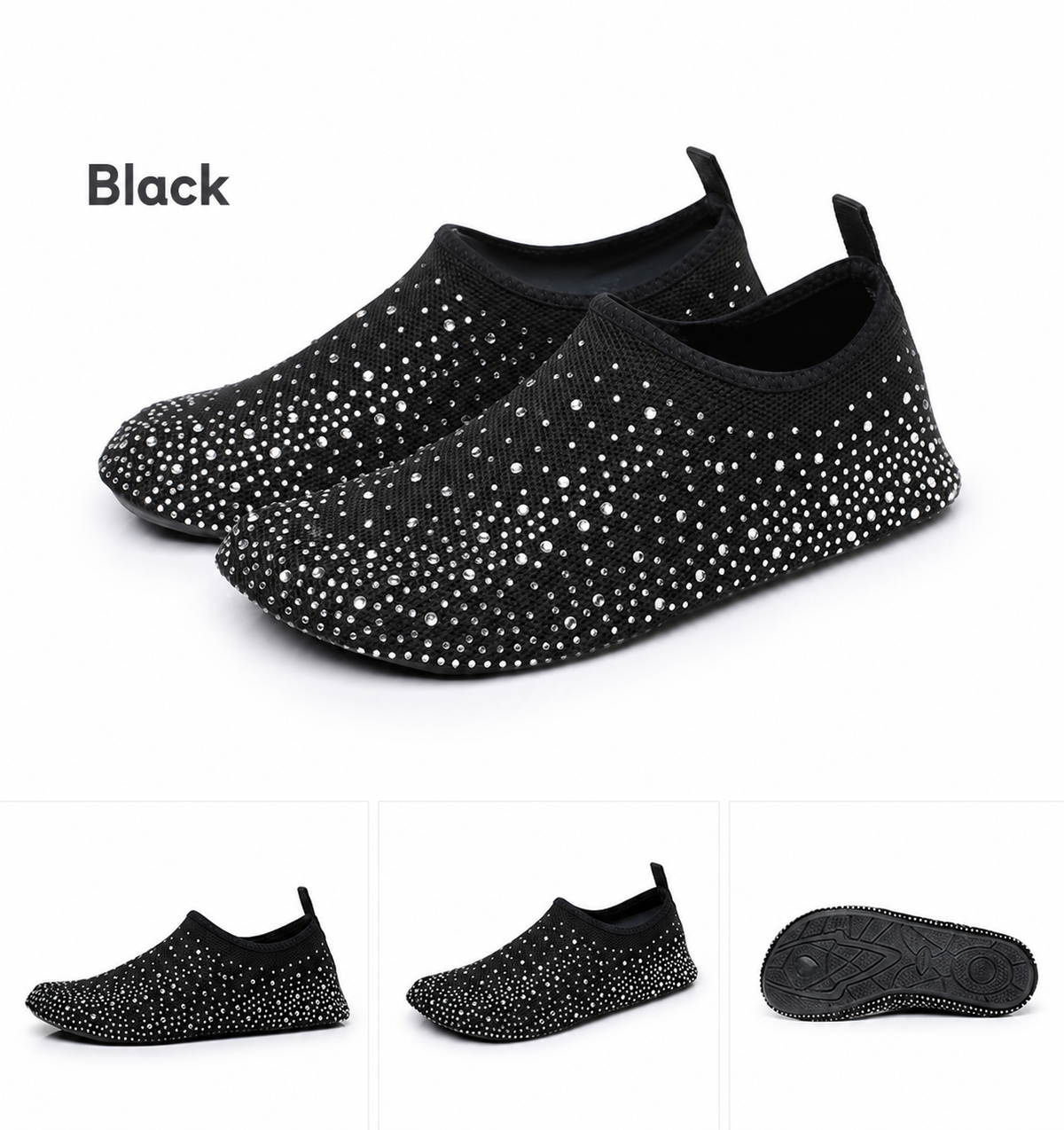 Women's Barefoot Shoes Back to School Diamond Knit Slip-On House Slippers for Indoor Outdoor Walking, Lightweight Travel Shoes, Quick-Dry Water Shoes for Yoga, Beach & Vacation#sohochic